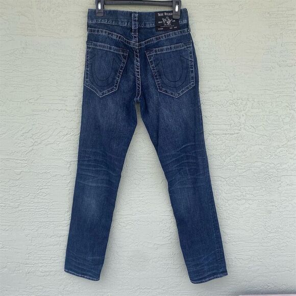 True Religion Men's Rocco Relaxed Skinny Jeans Blue Size 31 x 33 - Picture 6 of 11